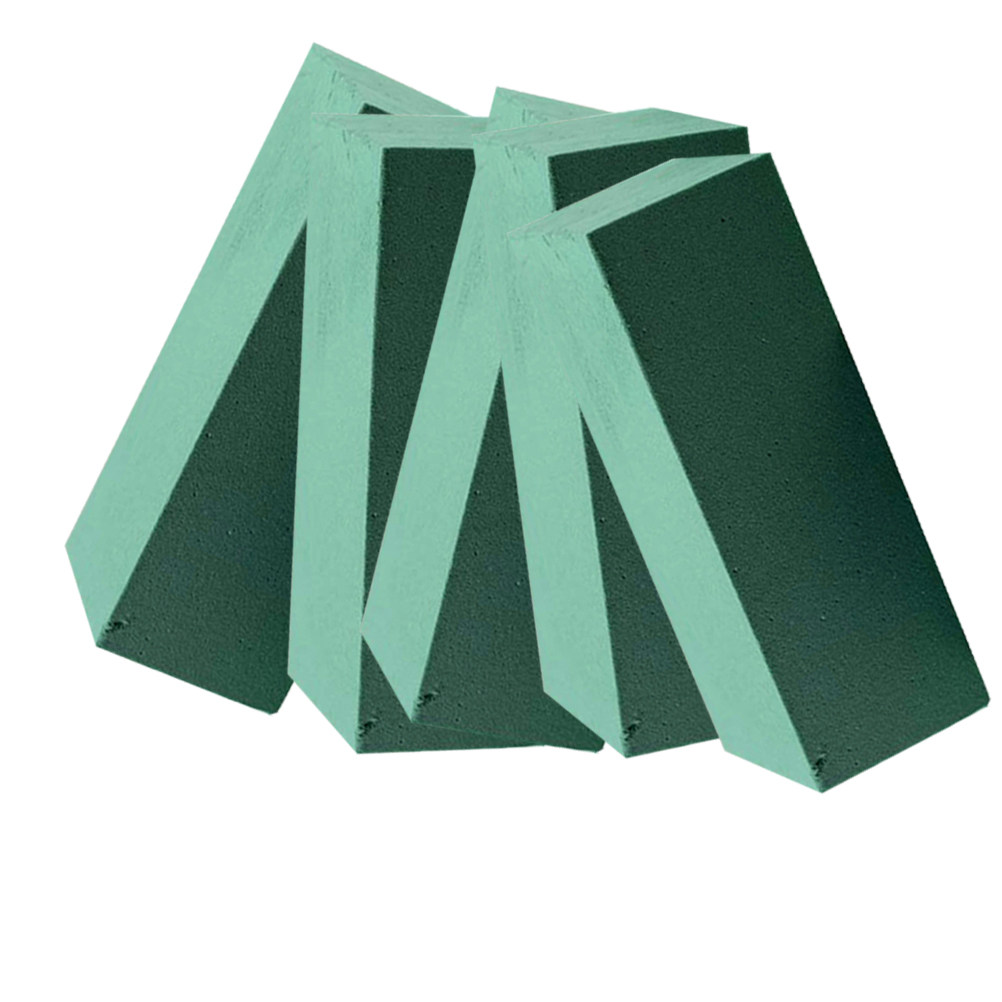 Longs Florist Supply - 5Pcs Floral Foam Flower Brick Green