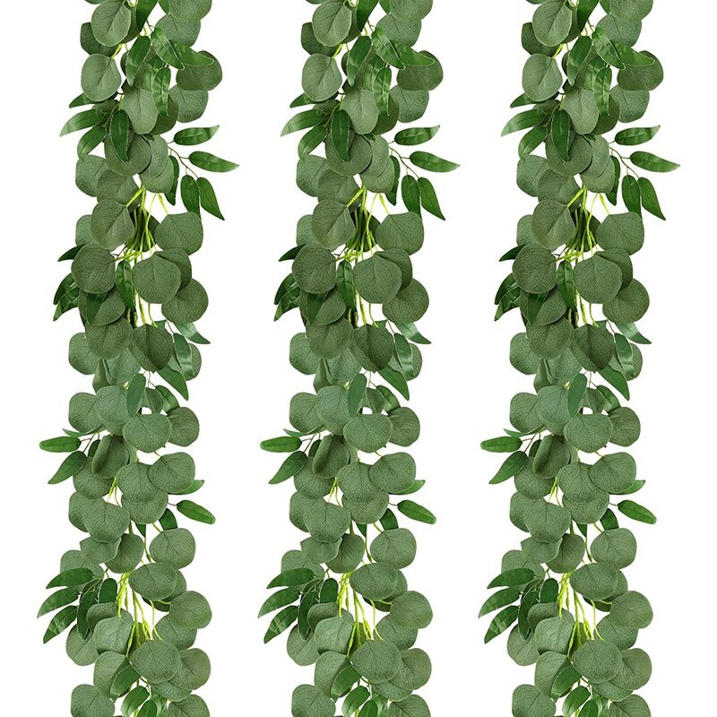 3 Packs 6.5 Feet Artificial Si - Eucalyptus Preserved recensie en prijs