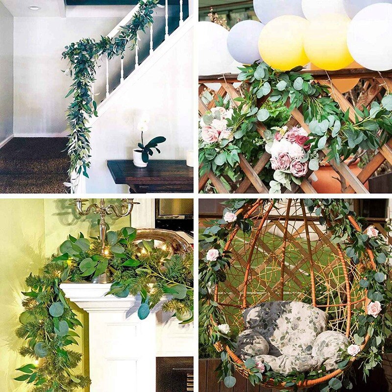 3 Packs 6.5 Feet Artificial Si - Eucalyptus Preserved recensie en prijs