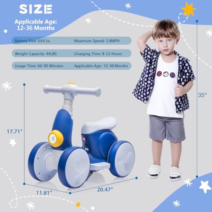4-in-1 electric toddler balanc - B&J Florist Supply Nyc recensie en prijs
