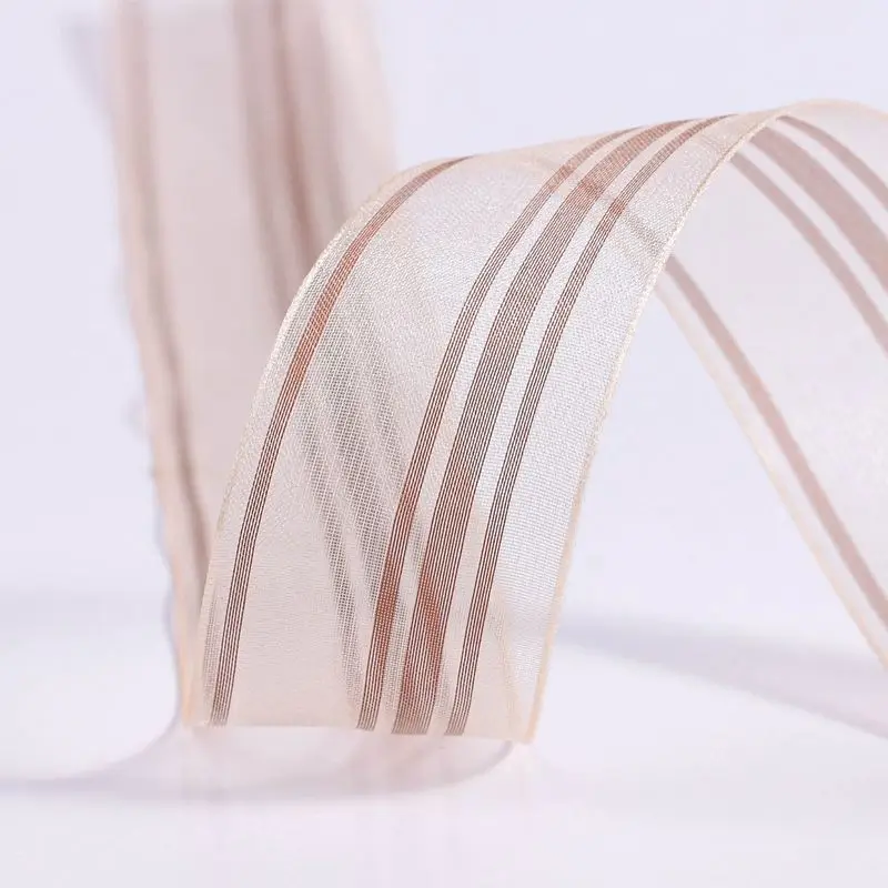 Striped Organza Ribbon Transpa - Florist Supply Ribbon recensie en prijs