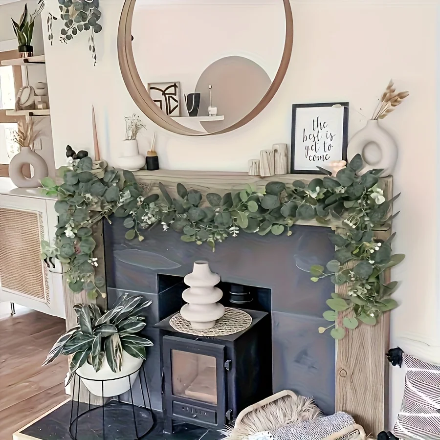 Artificial Eucalyptus Wreath F - Eucalyptus Preserved recensie en prijs