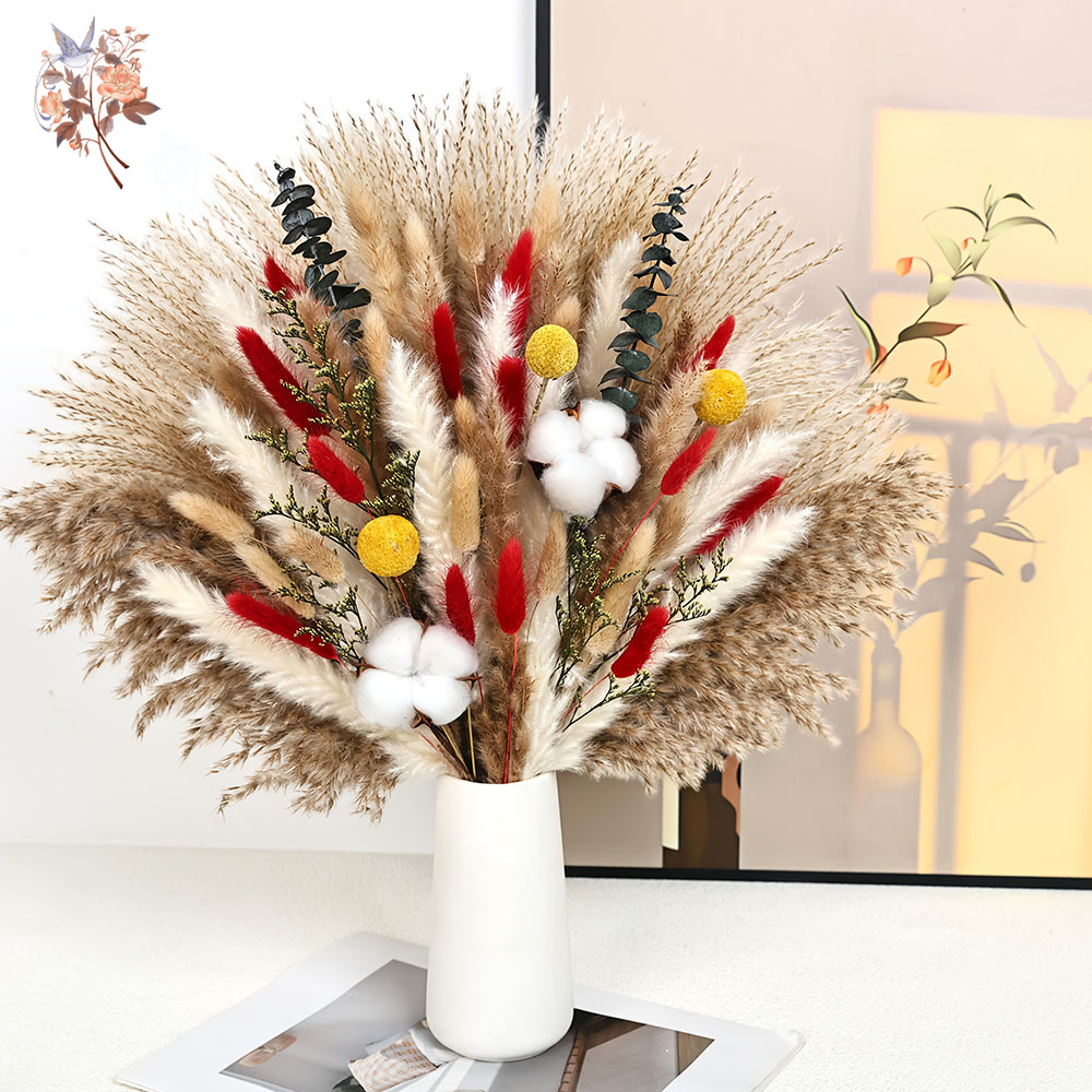 Natural Dried Fluffy Red Bunny - Eucalyptus Preserved recensie en prijs