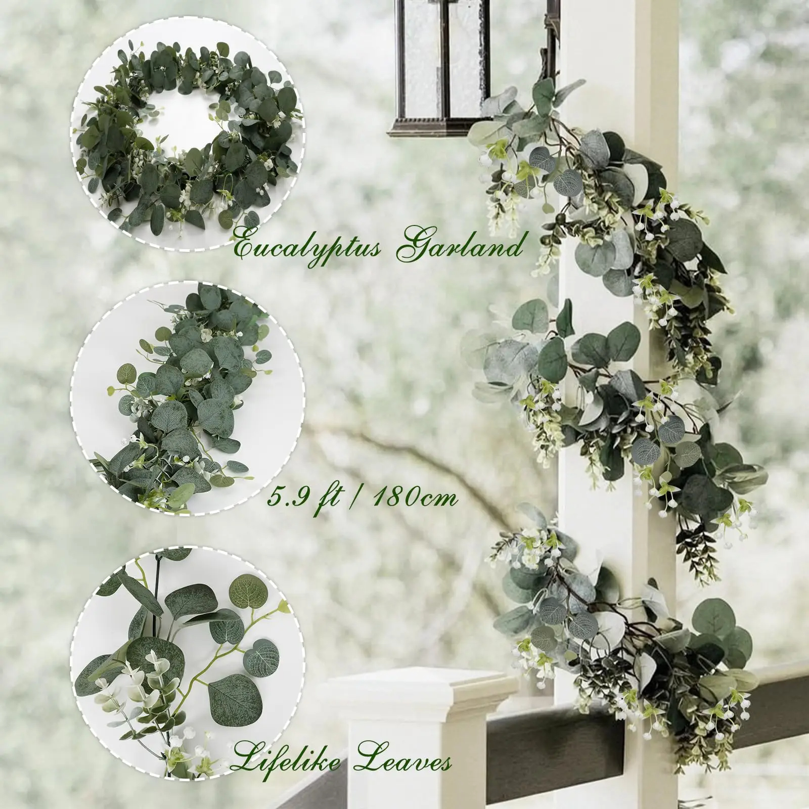 1pc Artificial Eucalyptus Leav - Eucalyptus Preserved recensie en prijs