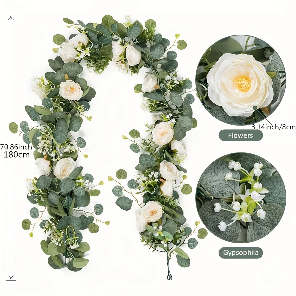 70inch Eucalyptus and Rose Gar - Eucalyptus Preserved recensie en prijs