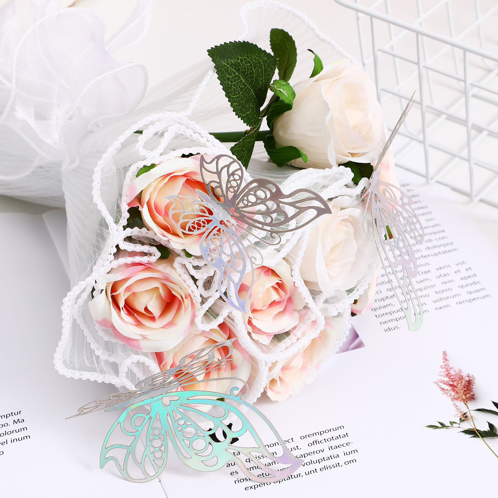 1Set Fresh Flower Bouquet Wrap - Florist Supply Ribbon recensie en prijs