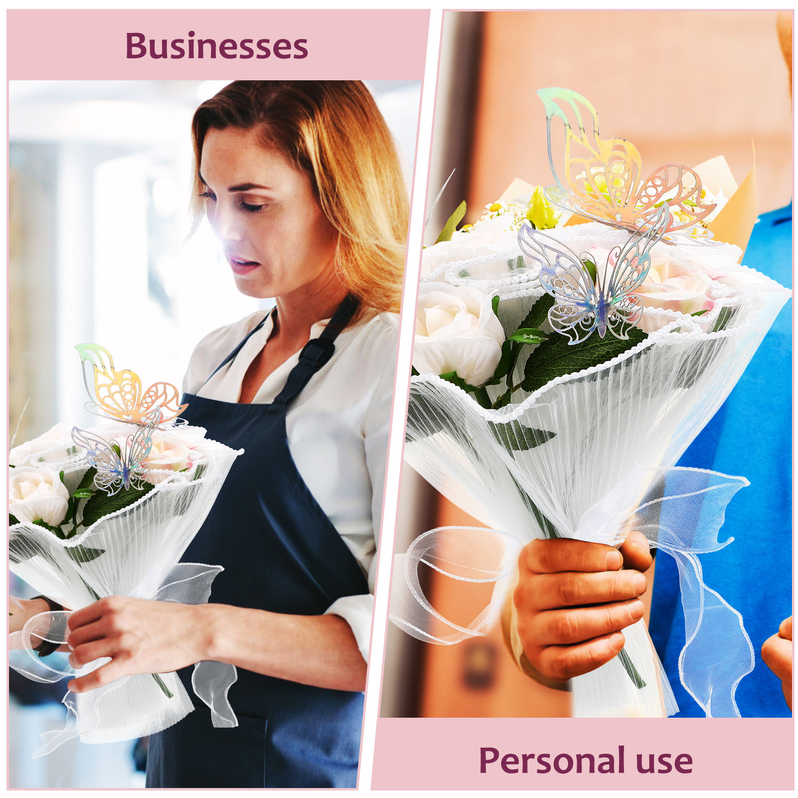 1Set Fresh Flower Bouquet Wrap - Florist Supply Ribbon recensie en prijs